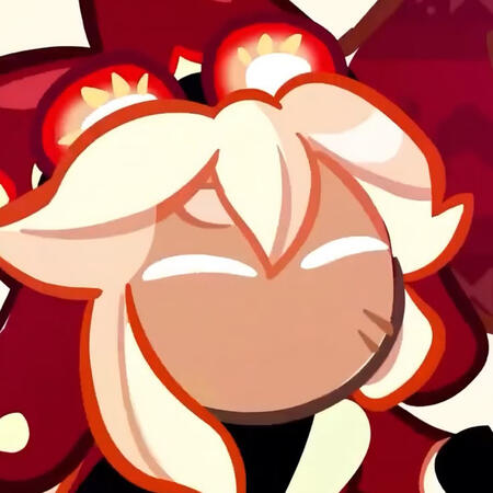 artwork by cookie run ovenbreak/devsisters strawberry cream cookie